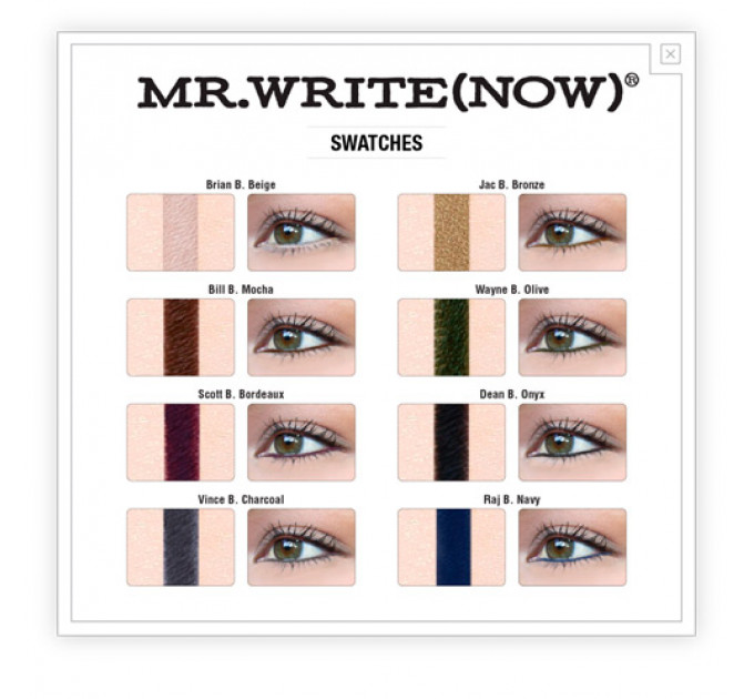 The Balm Mr. Write (Now) Eyeliner pencil карандаш для глаз